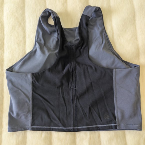 ATHLETA POWERVITA CONSCIOUS CROP SPORTS BRA - SZ M - COLOR BLOCK - Picture 2 of 7